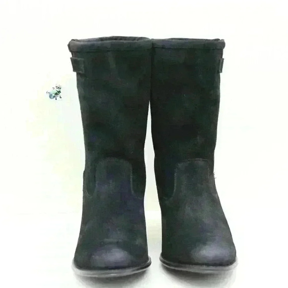 Sendra 10603 Cortez Women's Black Suede Leather With Shearling Boots Size US 10 - Picture 5 of 11